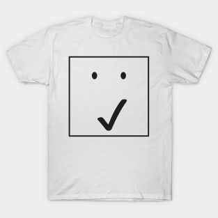 Check face - Tick face 01-A/BL/Tr. T-Shirt